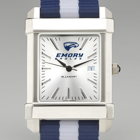 Emory University Collegiate Watch with RAF Nylon Strap for Men Shot #1