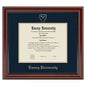 Emory University Diploma Frame, the Fidelitas Shot #1