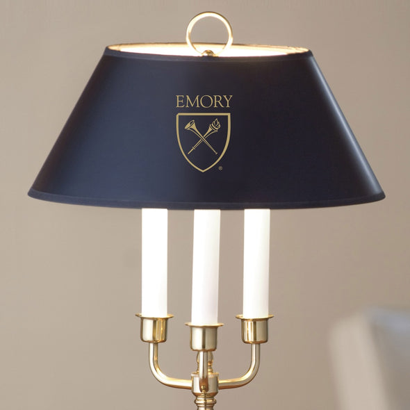 Emory University Lamp in Brass &amp; Marble Shot #2