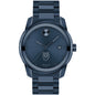 Emory University Men's Movado BOLD Blue Ion with Date Window Shot #2