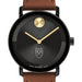 Emory University Men's Movado BOLD with Cognac Leather Strap