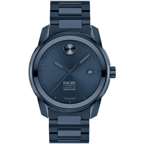 Emory University School of Medicine Men's Movado BOLD Blue Ion with Date Window Shot #2