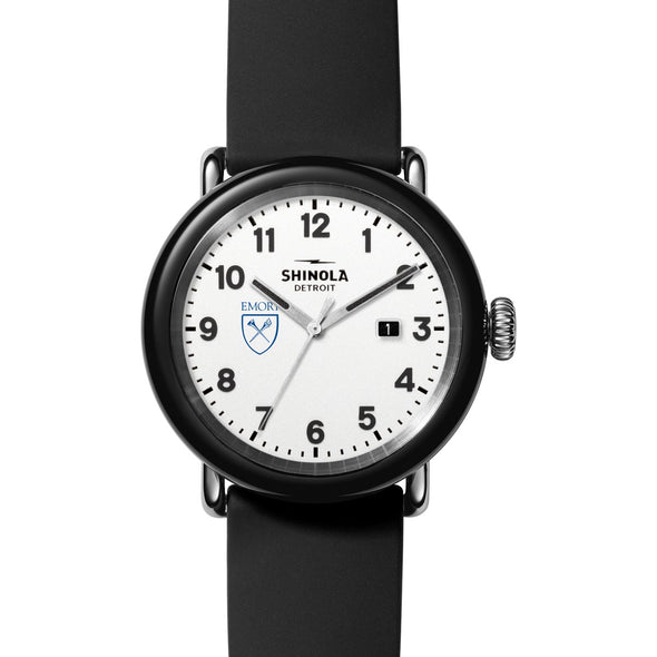 Emory University Shinola Watch, The Detrola 43mm White Dial at M.LaHart &amp; Co. Shot #2