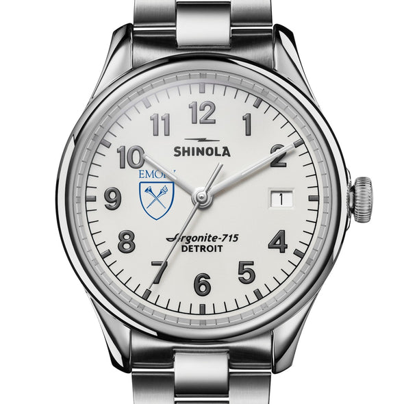 Emory University Shinola Watch, The Vinton 38 mm Alabaster Dial at M.LaHart & Co. Shot #1
