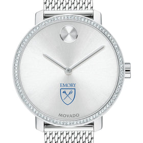 Emory Women's Movado Bold with Crystal Bezel & Mesh Bracelet Shot #1