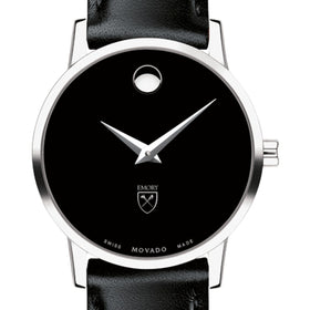 Emory Women&#39;s Movado Museum with Leather Strap Shot #1