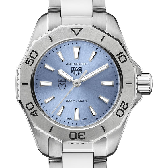 Emory Women&#39;s TAG Heuer Steel Aquaracer with Blue Sunray Dial Shot #1
