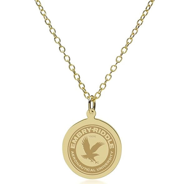 ERAU 14K Gold Pendant & Chain Shot #2