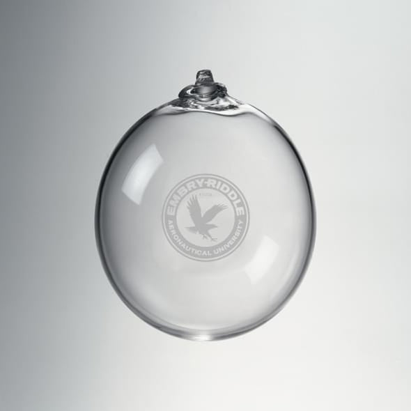 ERAU Glass Ornament by Simon Pearce Shot #1