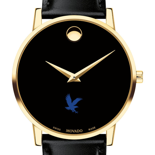 ERAU Men's Movado Gold Museum Classic Leather Shot #1