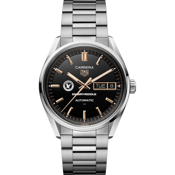 ERAU Men's TAG Heuer Carrera Day-Date Automatic with Black Dial Shot #2