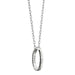 ERAU Monica Rich Kosann "Carpe Diem" Poesy Ring Necklace in Silver