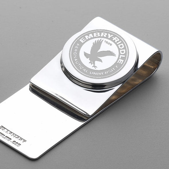 ERAU Sterling Silver Money Clip Shot #2