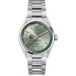 ERAU Women's TAG Heuer Steel Carrera Automatic with Green Dial Shot #2