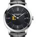 ETSU Men's Baume et Mercier 40mm Classima Quartz Watch with Black Dial & Black Leather Strap