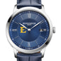 ETSU Men's Baume et Mercier 40mm Classima Quartz Watch with Blue Dial & Dark Blue Leather Strap Shot #1