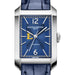 ETSU Men's Baume et Mercier 43X27mm Hampton Automatic Watch with Blue Dial & Blue Leather Strap