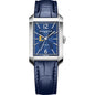 ETSU Men's Baume et Mercier 43X27mm Hampton Automatic Watch with Blue Dial & Blue Leather Strap Shot #2