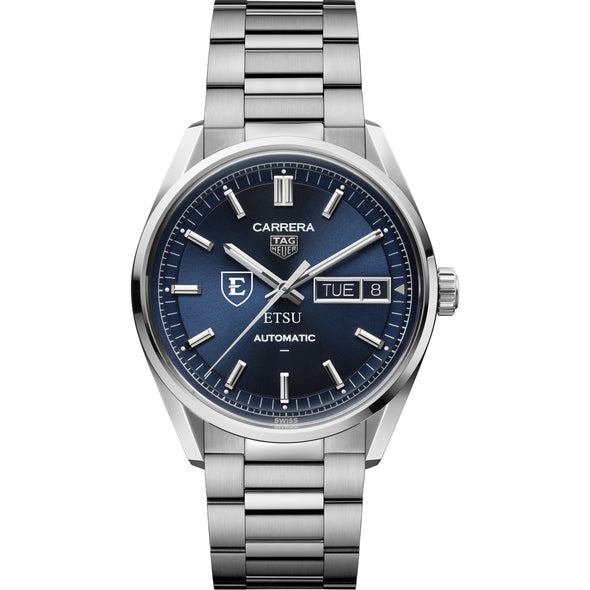 ETSU Men's TAG Heuer Carrera Day-Date with Blue Dial Shot #2