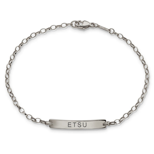 ETSU Monica Rich Kosann Petite Poesy Bracelet in Silver Shot #1