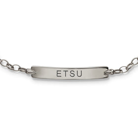 ETSU Monica Rich Kosann Petite Poesy Bracelet in Silver Shot #1