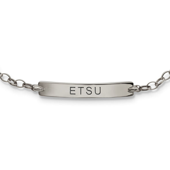 ETSU Monica Rich Kosann Petite Poesy Bracelet in Silver Shot #1