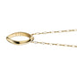 ETSU Monica Rich Kosann Poesy Ring Necklace in Gold Shot #3