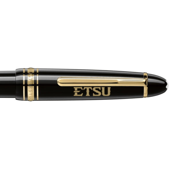 ETSU Montblanc Meisterstück Midsize Ballpoint Pen in Gold Shot #2