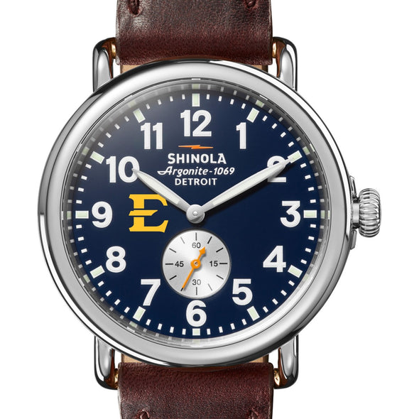 ETSU Shinola Watch, The Runwell 41 mm Midnight Blue Dial Shot #1