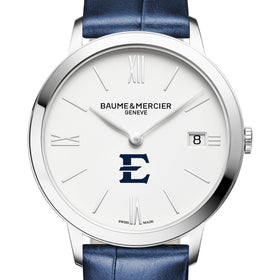ETSU Women's Baume et Mercier 36.5mm Classima Watch with White Dial & Blue Leather Strap Shot #1
