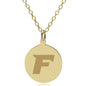 Fairfield 14K Gold Pendant & Chain Shot #1