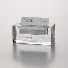 Fairfield Glass Business Cardholder by Simon Pearce Shot #1