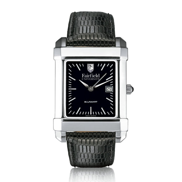 Fairfield Men's Black Quad with Leather Shot #2