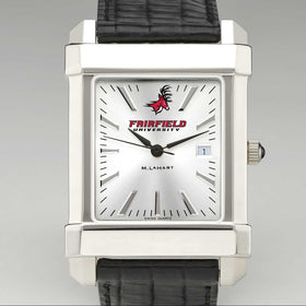 Fairfield Men's Collegiate Watch with Leather Strap Shot #1