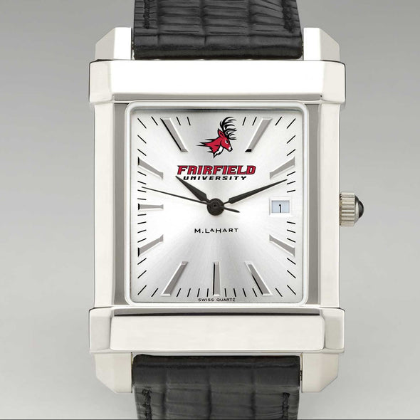 Fairfield Men's Collegiate Watch with Leather Strap Shot #1