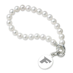 Fairfield Pearl Bracelet with Sterling Silver Charm Shot #1