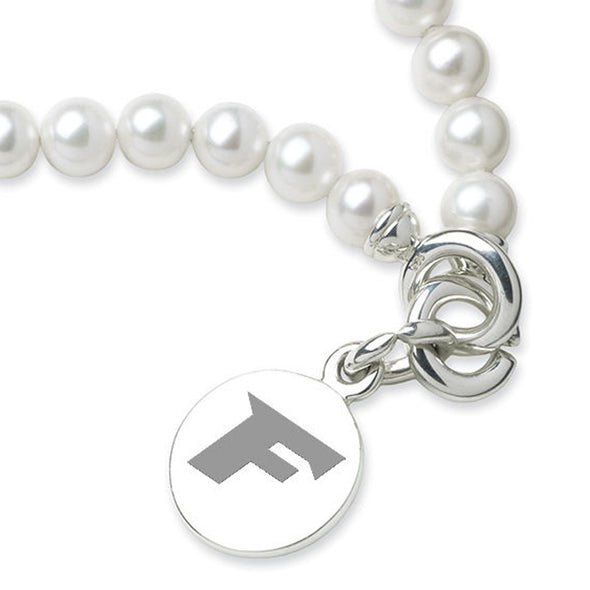 Fairfield Pearl Bracelet with Sterling Silver Charm Shot #2