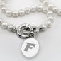 Fairfield Pearl Necklace with Sterling Silver Charm Shot #2
