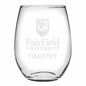 Fairfield Stemless Wine Glasses Made in the USA - Set of 4 Shot #1