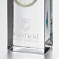 Fairfield Tall Glass Desk Clock by Simon Pearce Shot #2