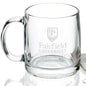 Fairfield University 13 oz Glass Coffee Mug Shot #2