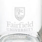 Fairfield University 13 oz Glass Coffee Mug Shot #3