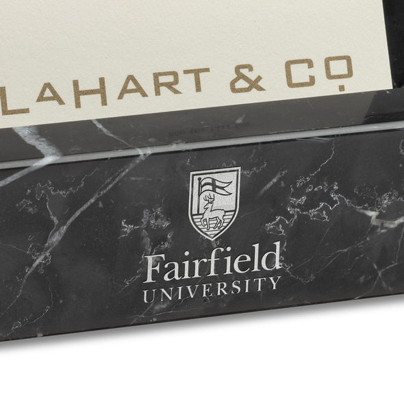Fairfield University Marble Business Card Holder Shot #2