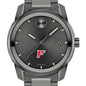 Fairfield University Men's Movado BOLD Gunmetal Grey with Date Window Shot #1