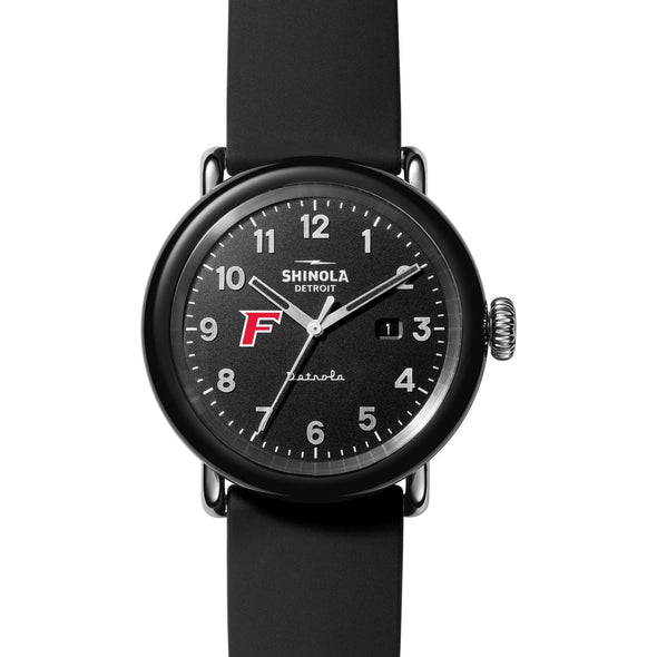 Fairfield University Shinola Watch, The Detrola 43mm Black Dial at M.LaHart &amp; Co. Shot #2
