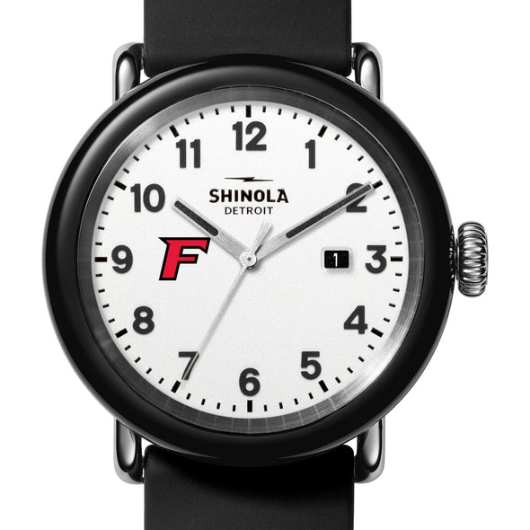 Fairfield University Shinola Watch, The Detrola 43mm White Dial at M.LaHart &amp; Co. Shot #1