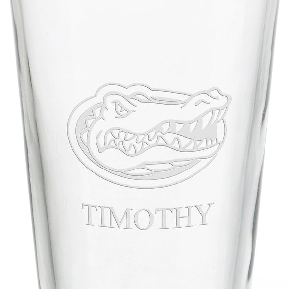 Florida Gators 16 oz Pint Glass- Set of 2 Shot #3