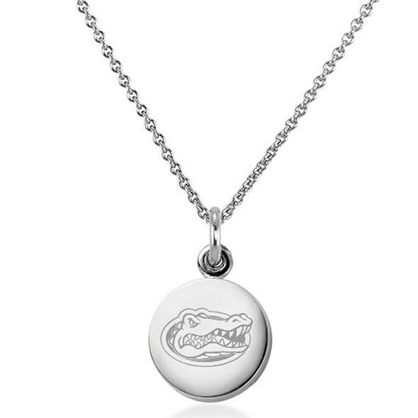Florida Gators Necklace with Charm in Sterling Silver Shot #1