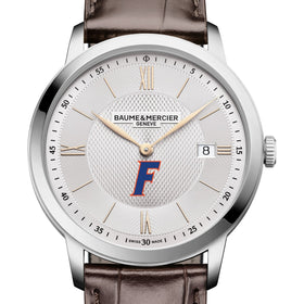 Florida Men's Baume et Mercier 40mm Classima Quartz Watch with Silver Dial & Dark Brown Leather Strap Shot #1