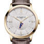 Florida Men's Baume et Mercier 40mm Gold PVD Classima Watch with Silver Dial & Dark Brown Leather Strap Shot #1